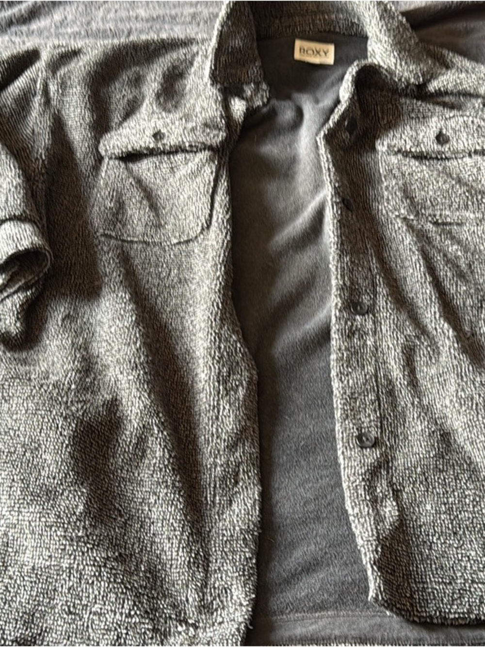 Roxy women’s Gray Sherpa Jacket